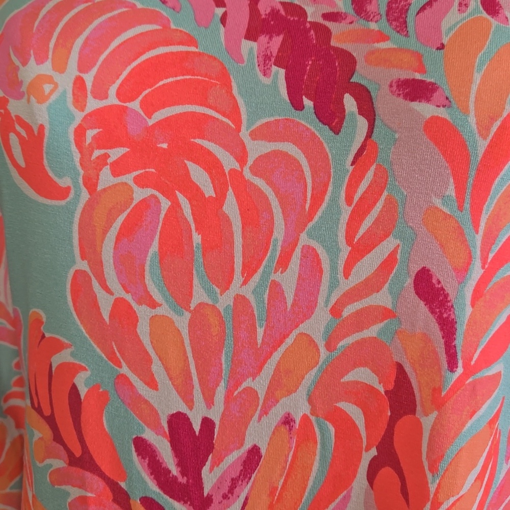 Lilly Pulitzer Sophie UPF 50+ Love Birds Print Dress Classic Resort Chic Small - Picture 3 of 6